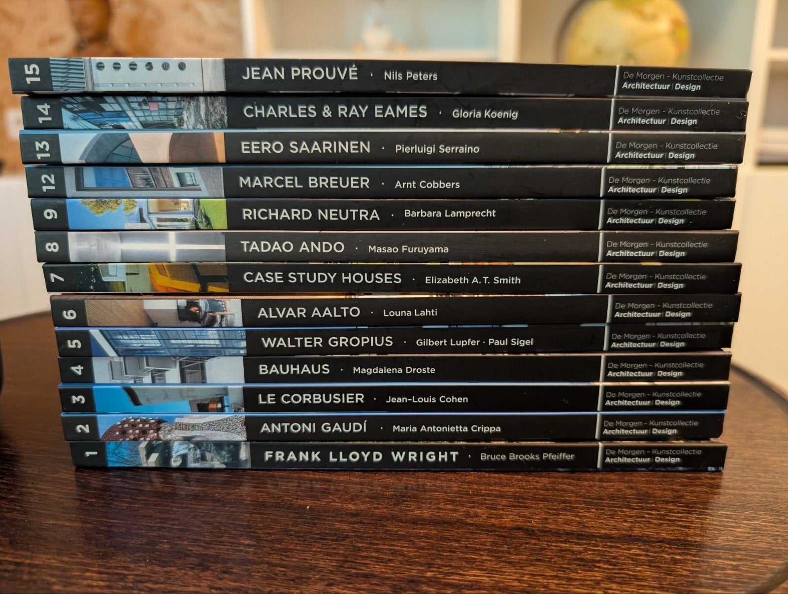 Mooie set van 12 architectuur- en designboeken (De Morgen /, Boeken, Ophalen of Verzenden, Zo goed als nieuw, Architecten, Taschen