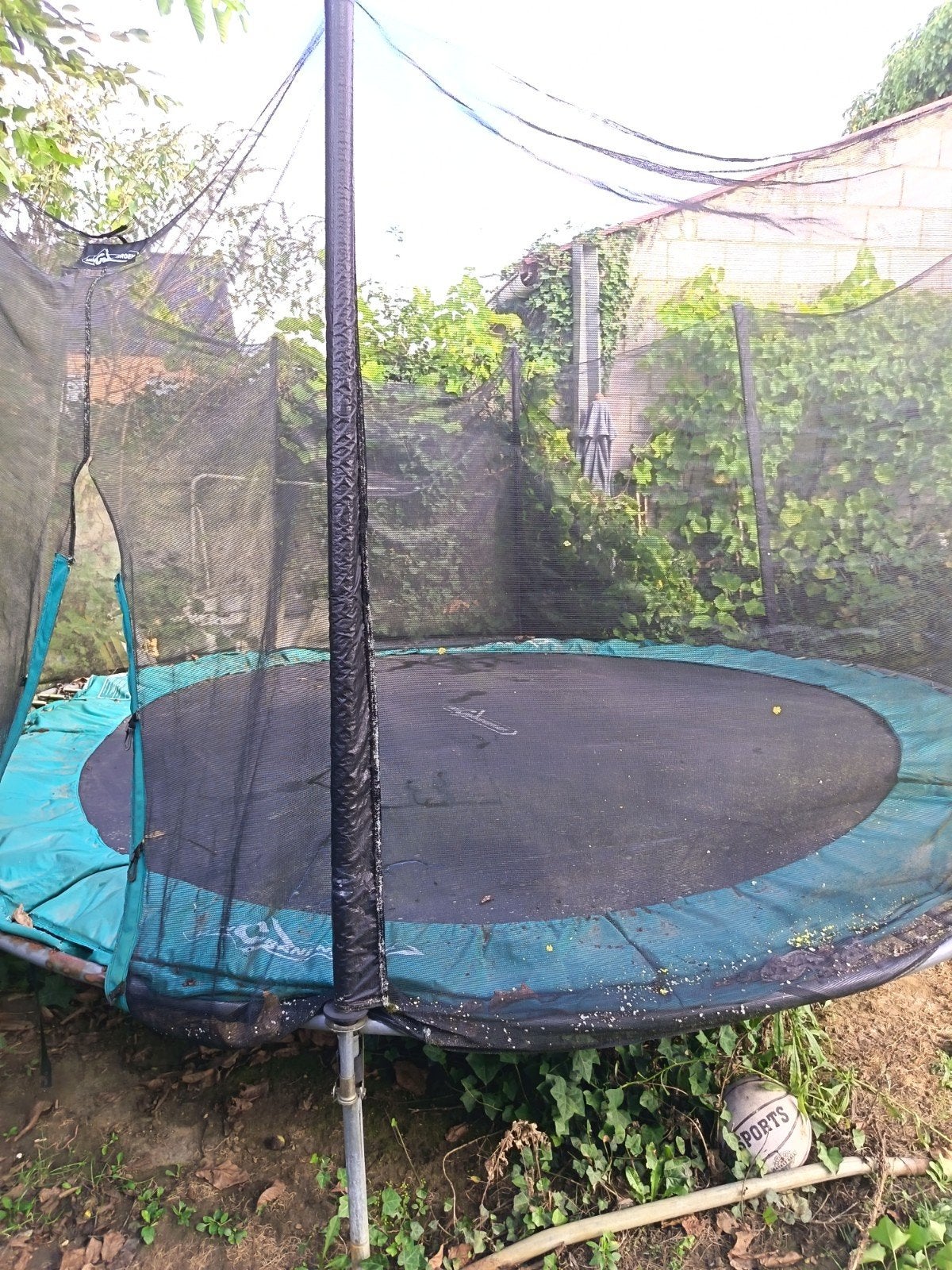 Trampoline zwaar model, Ophalen