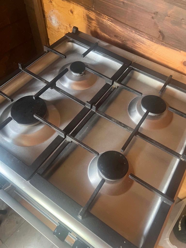 Cuisinière à gaz, Electroménager, Gaz, 4 zones de cuisson, Comme neuf, Enlèvement