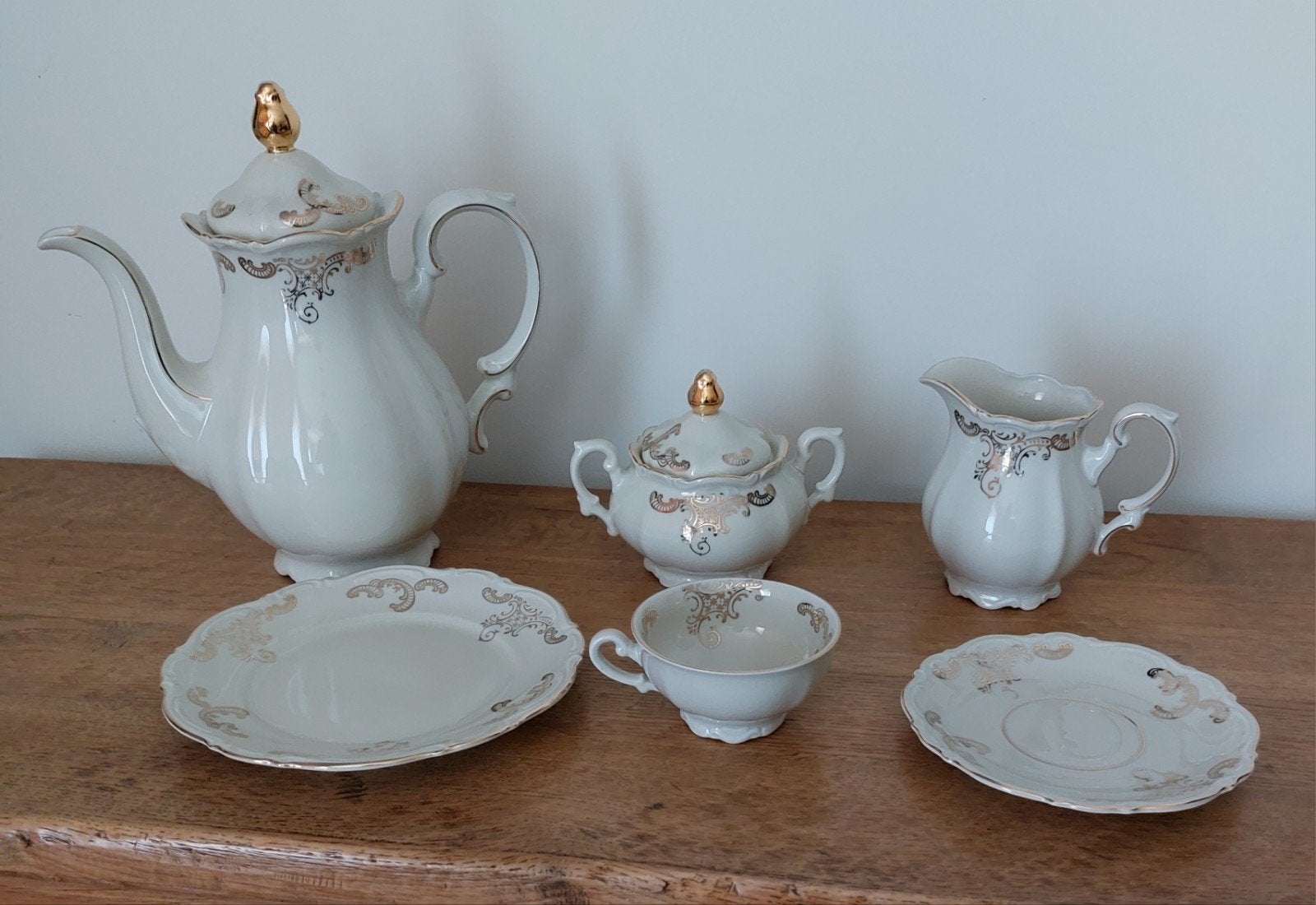 Eet - en koffie servies porselein, Antiek en Kunst, Ophalen