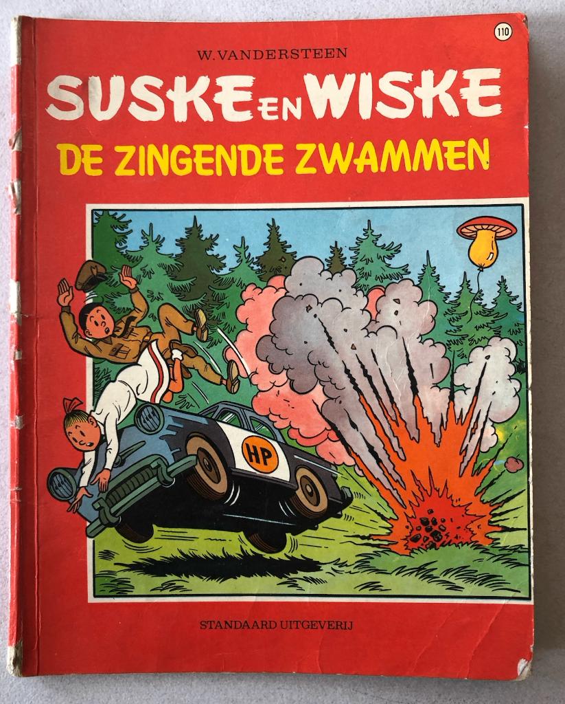 Stripboekje Suske en Wiske De Zingende zwammen 1971, Gelezen, Willy Vandersteen, Eén stripboek, Ophalen of Verzenden