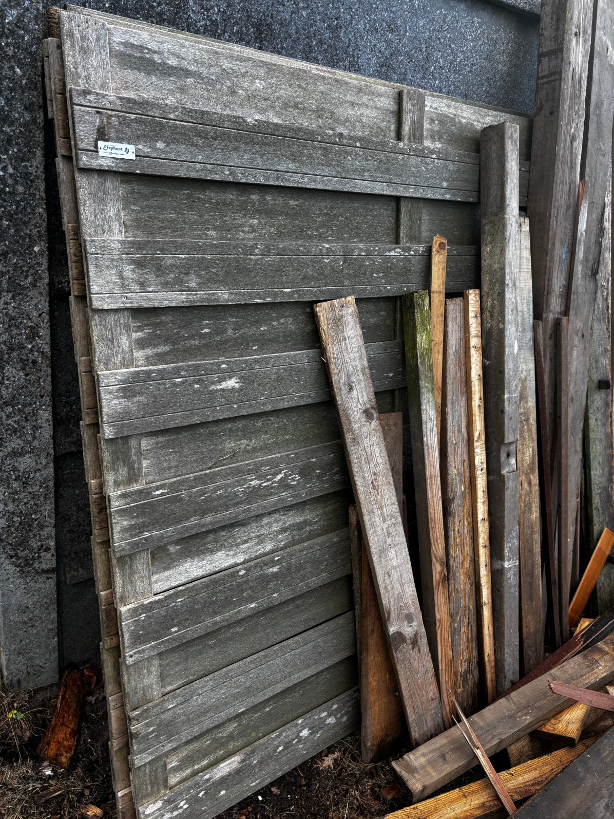 Platen voor schutting, Tuin en Terras, Ophalen, Zo goed als nieuw