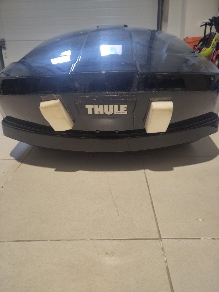 À louer : Coffre de toit et barres de toit Thule, Enlèvement, Comme neuf