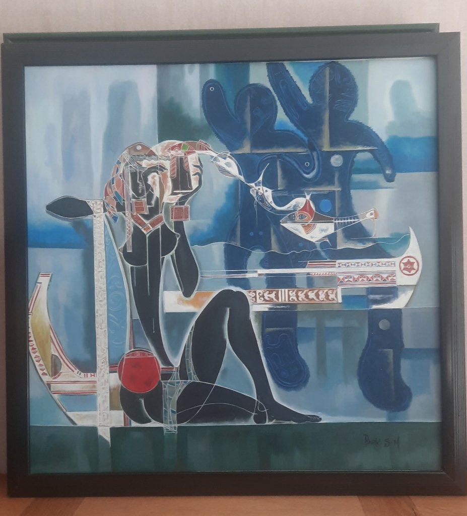 Peinture huile sur toile, Enlèvement ou Envoi, Autres sujets, Encadré, Peinture à l'huile
