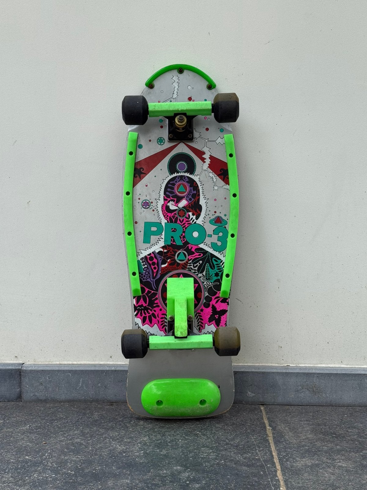 Rusher Sports Pro-3 / vintage retro skateboard, Ophalen, Skateboard