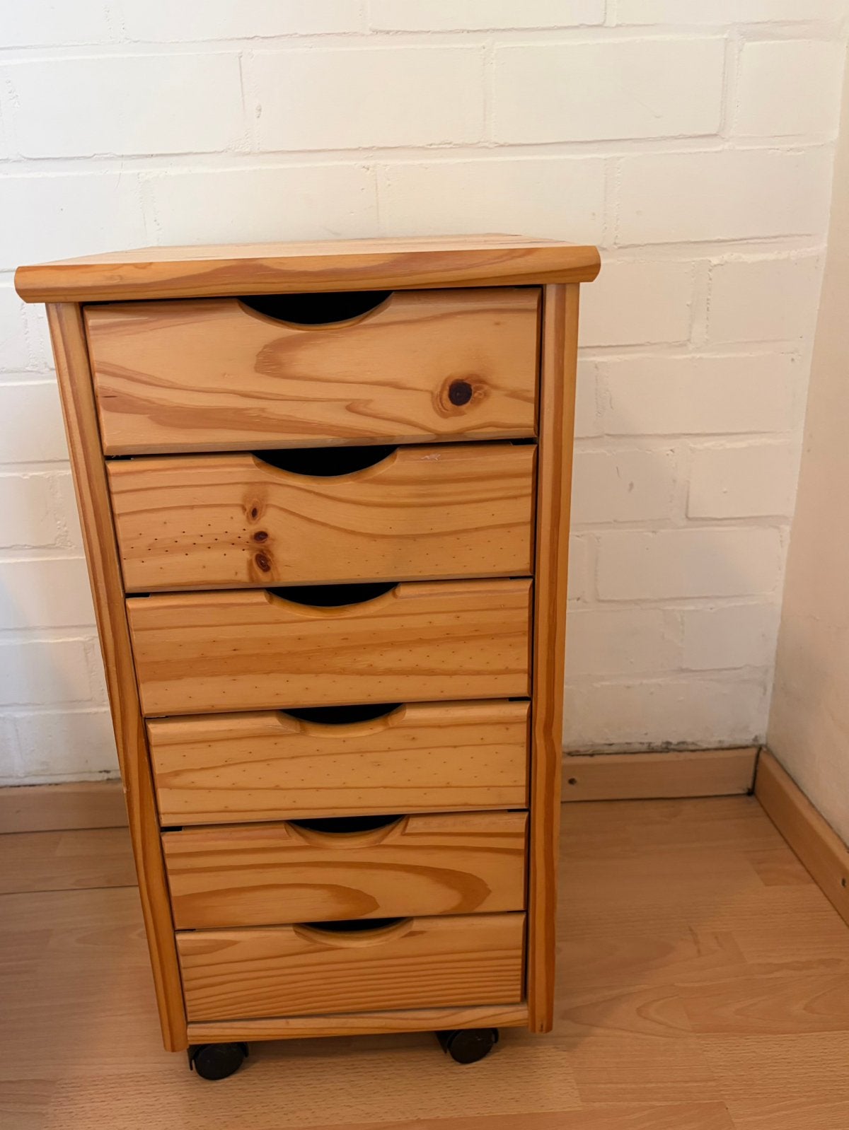 2 grenen houten ladenkastjes, Huis en Inrichting, Ophalen, Zo goed als nieuw