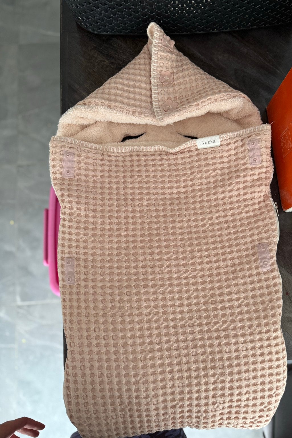 Koeka voetenzak en hoes, Kinderen en Baby's, Dekens, Slaapzakjes en Inbakerproducten, Ophalen, Zo goed als nieuw, Voetenzak, Koeka