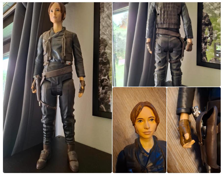 Figurine Star Wars - Rogue One - Jyn Erso, Enlèvement ou Envoi, Utilisé