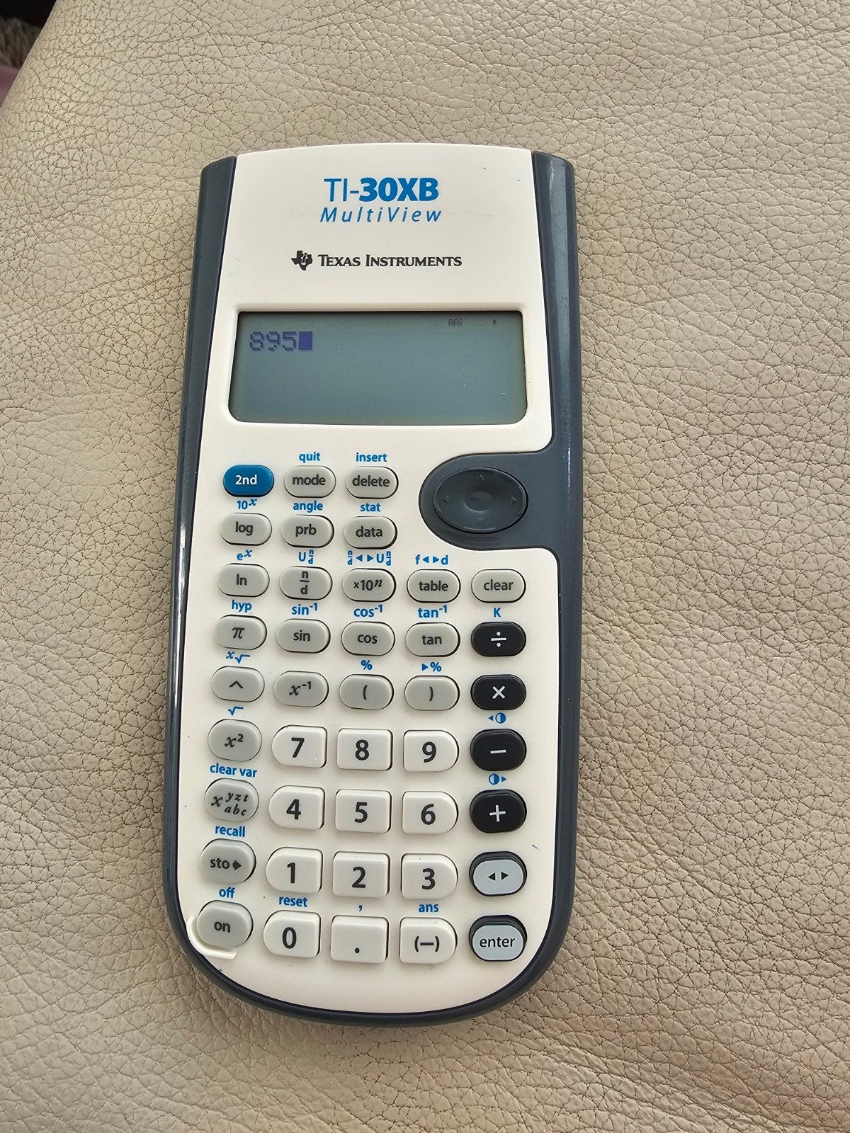 Texas Instruments TI-30XB MultiView, Ophalen, Gebruikt