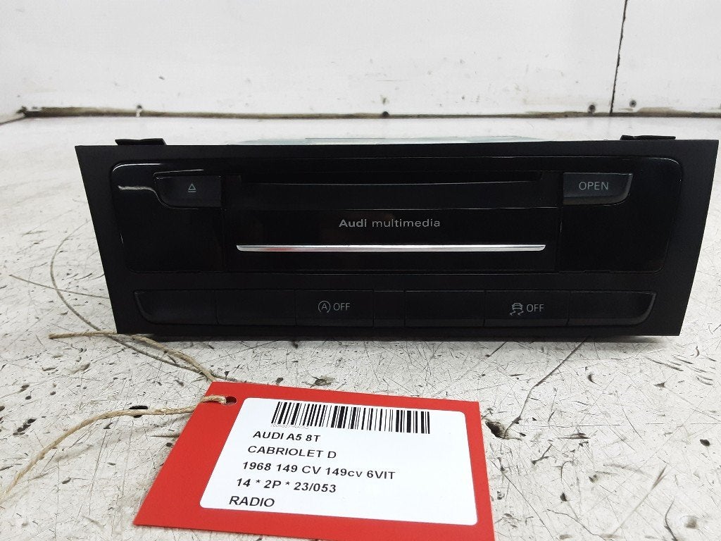 RADIO Audi A5 Cabrio (8F7) (01-2009/12-2017) (8R1035666E), Gebruikt, Mevr. I. Hauben, Audi, Rue de l'Espoir 34 34
4030  GRIVEGNÉE, BE