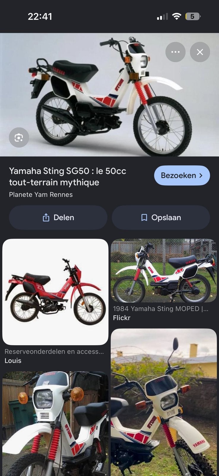 Gezocht: Yamaha Sting te restaureren, Fietsen en Brommers, Ophalen, Yamaha