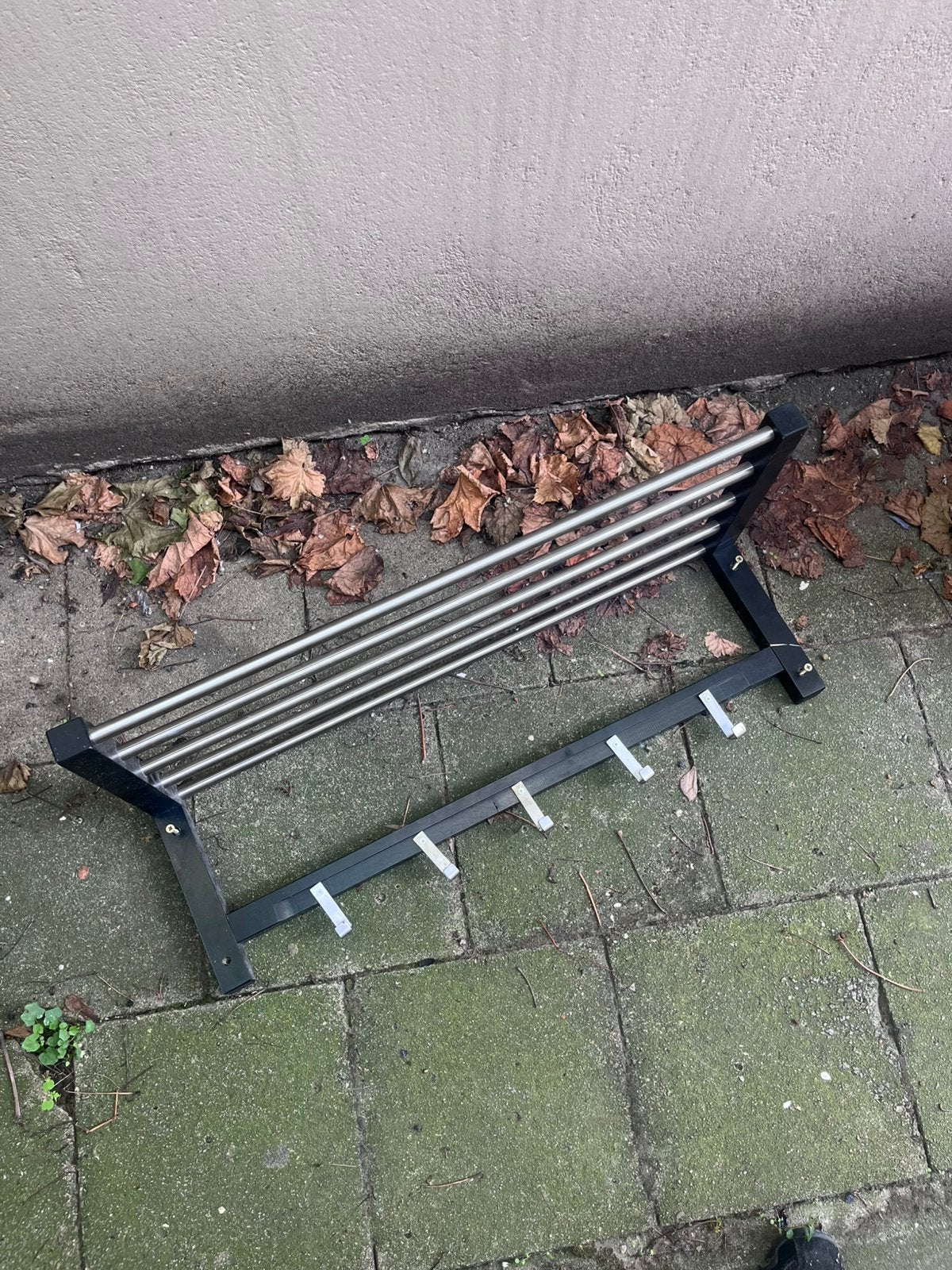 Kapstok en opberg rekje, Ophalen, Gebruikt, Wandkapstok