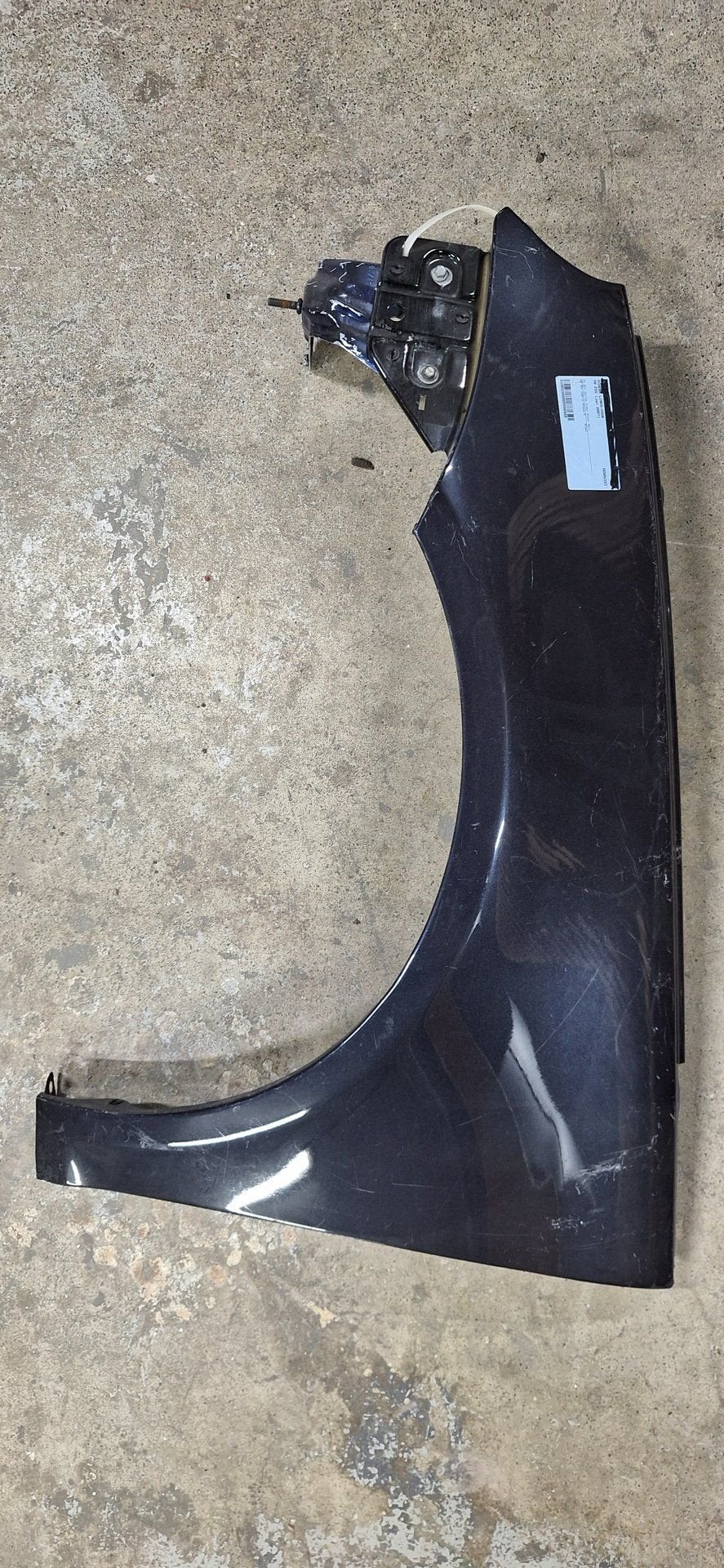 VW Eos Spatbord Links-voor 2007 Donkerblauw Origineel, Gebruikt, -, Volkswagen, -