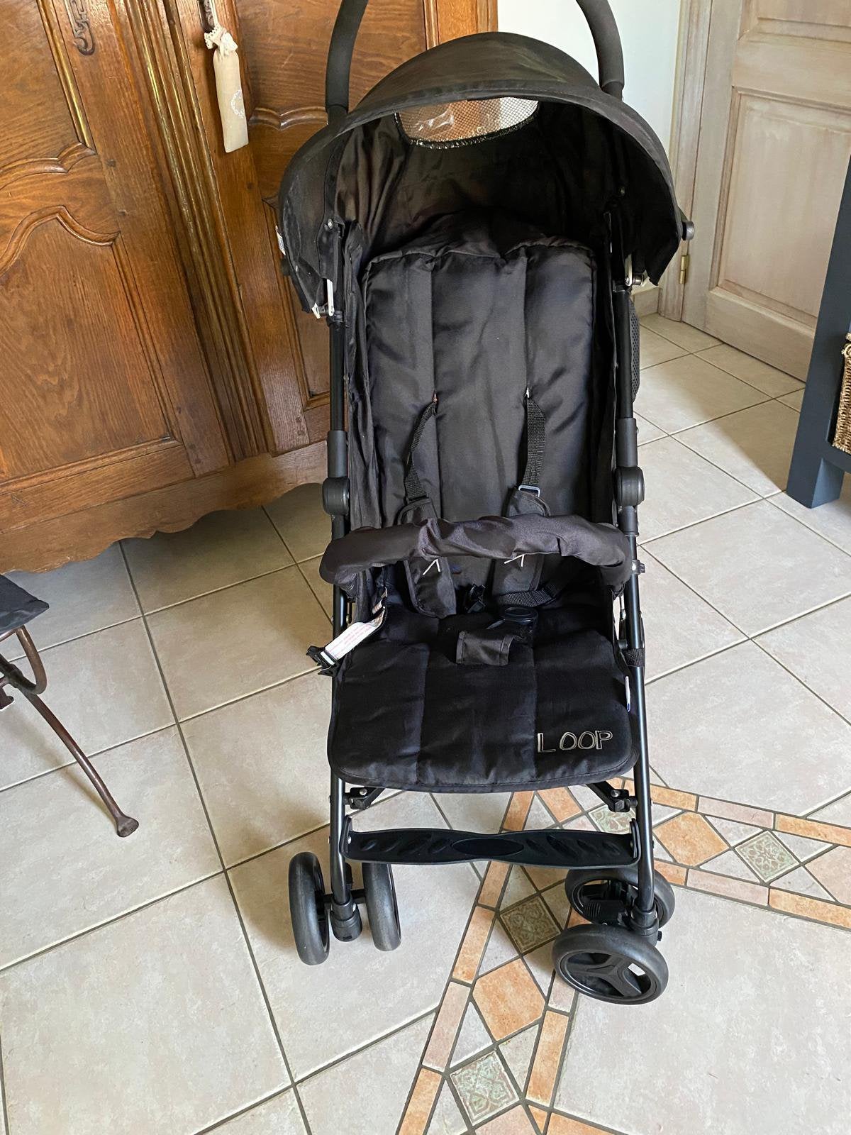 Kinderbuggy, Ophalen, Zo goed als nieuw