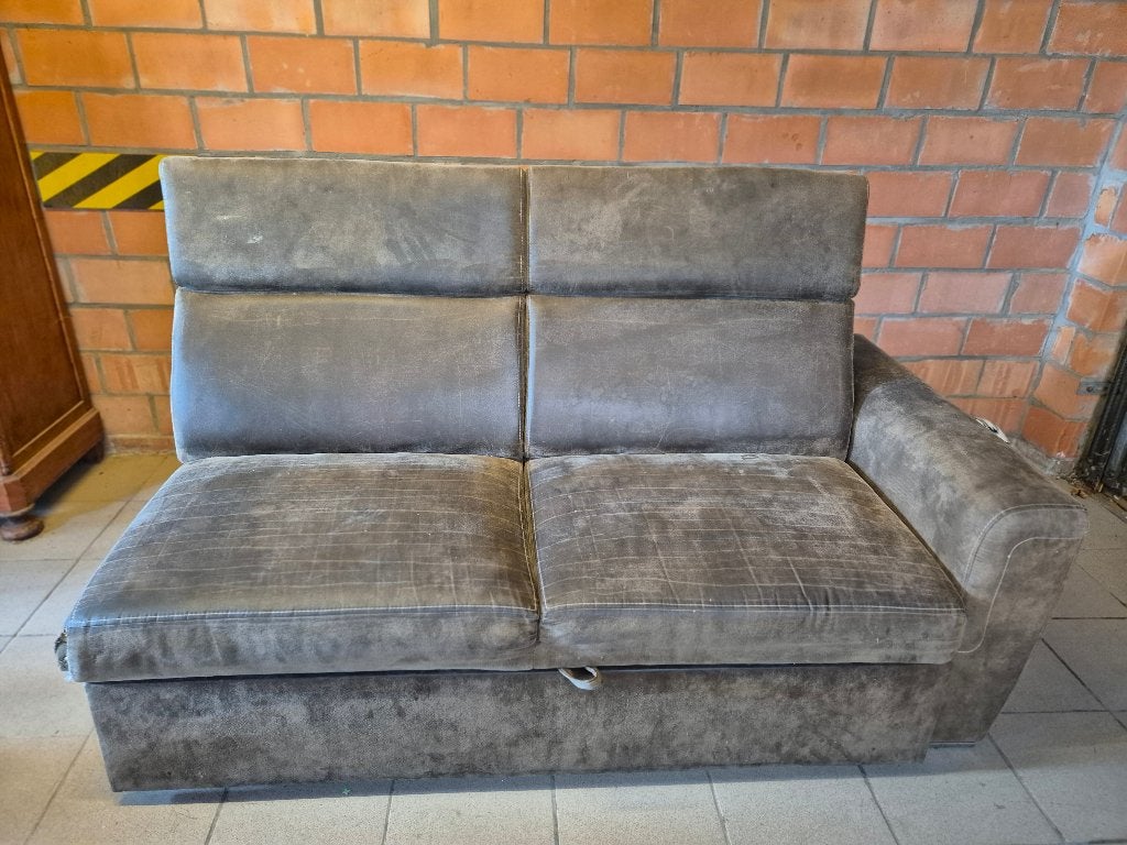 2 places marron, Maison & Meubles, Banc droit, Synthétique, Enlèvement, Utilisé