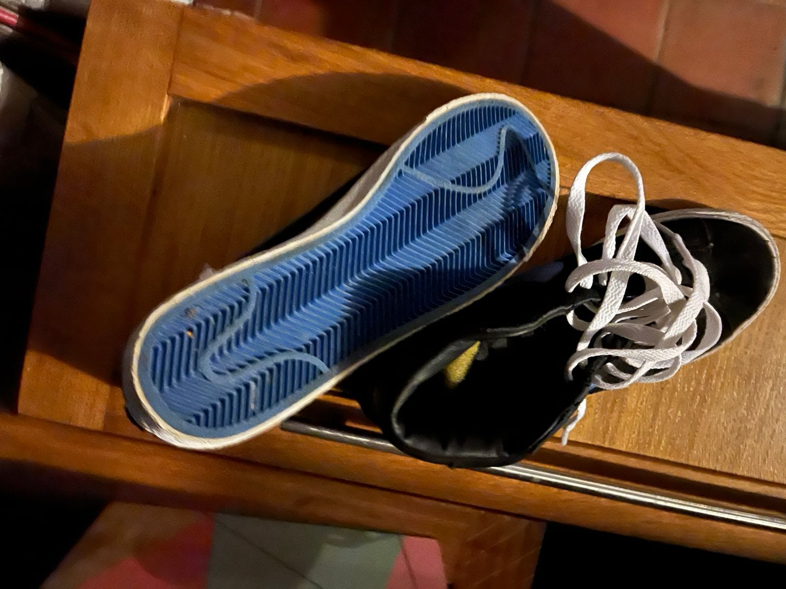 Nike maat 38, Ophalen, Blauw, Sportschoenen, Zo goed als nieuw
