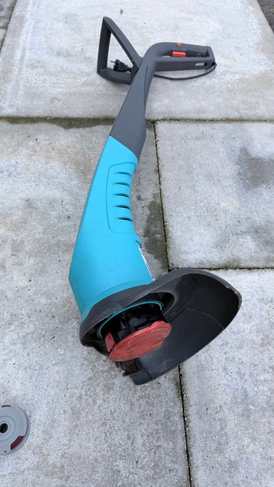 Gardena trimmer, Ophalen, Gebruikt
