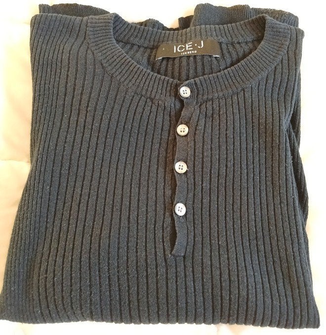 vintage sweater Iceberg (Ice-J [Ice-Jeans]) in zwarte kleur, Neuf, Taille 56/58 (XL), Enlèvement, Iceberg