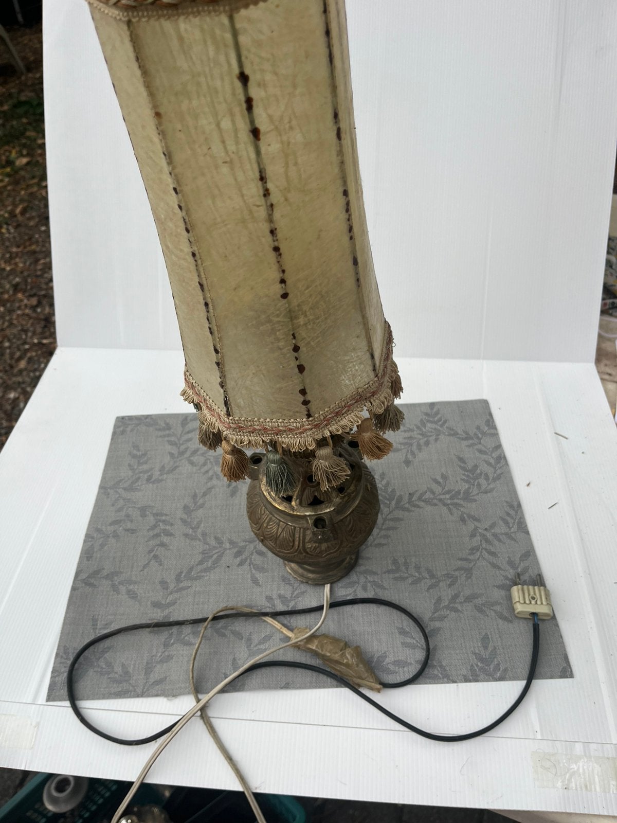 Vintage lamp, Ophalen of Verzenden, Gebruikt, 50 cm, Vintage