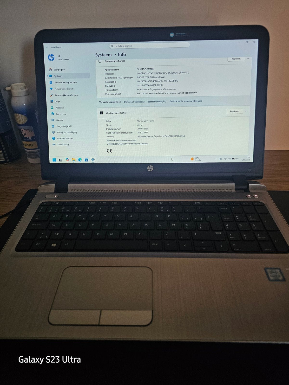 Ordinateur portable HP i5 Windows 11 256 Go SSD 8 Go de mémo, Informatique & Logiciels, 256 GB, 17 pouces ou plus, 8 GB, Reconditionné