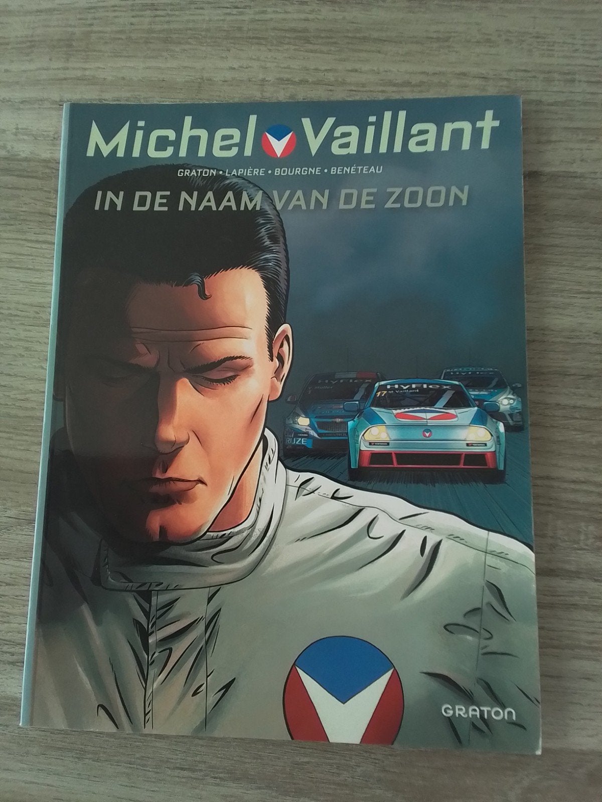 Michel vaillant  in de naam van de zoon sc, Boeken, Sportboeken, Ophalen of Verzenden