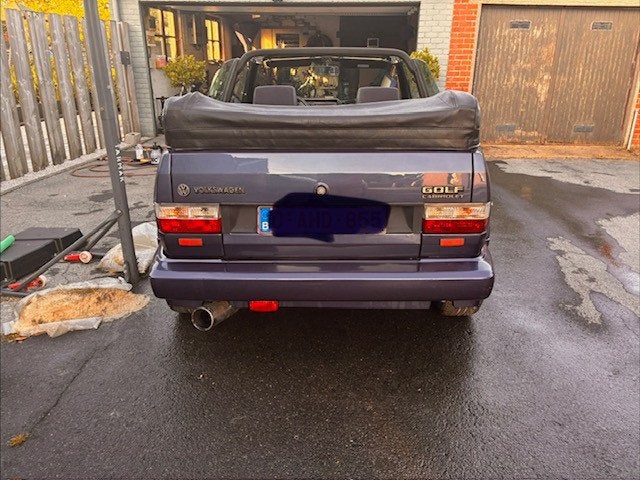Golf 1 cabrio GLI, Auto's, Voorwielaandrijving, Stof, Cabriolet, Blauw