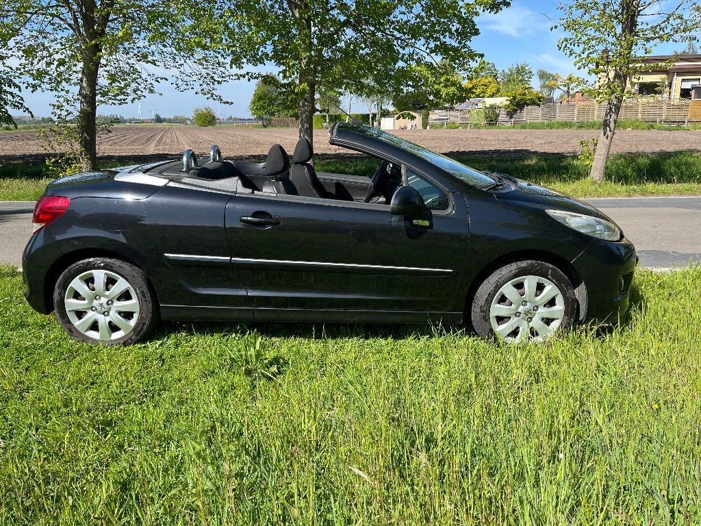 peugeot 207 CC cabrio, Auto's, Voorwielaandrijving, Stof, Zwart, 4 cilinders