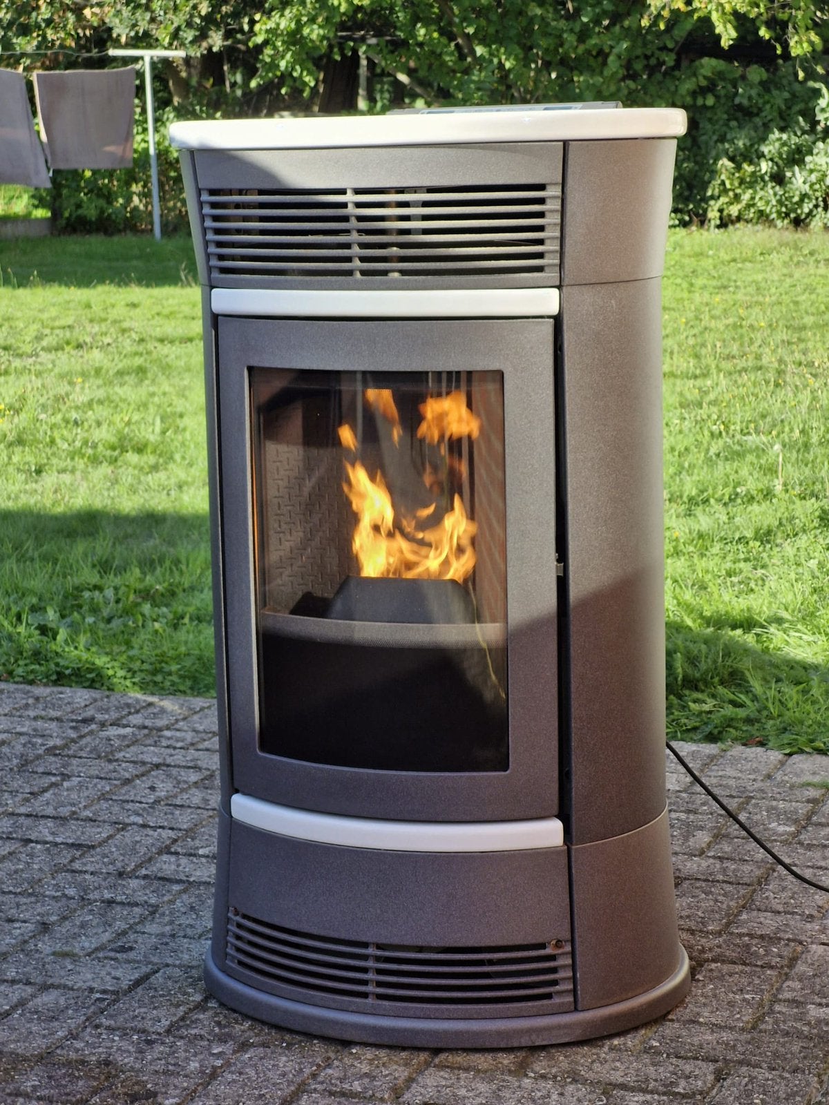 Poêle à granulés Edilkamin ELLY 11kw (Livraison possible), Autres carburants, Comme neuf, Enlèvement, Poêle à granulés