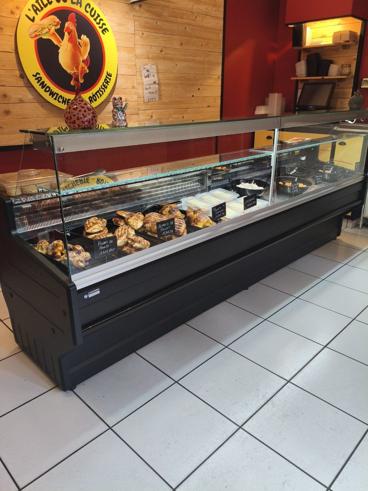 Comptoir frigo., Enlèvement