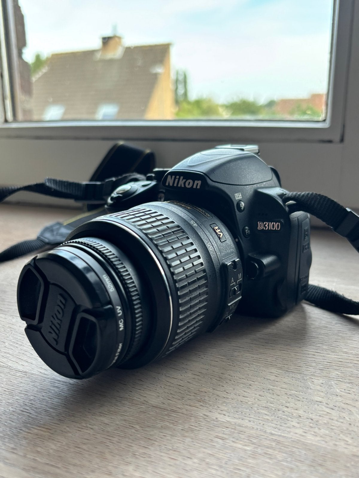 Nikon D3100 camera + 18-55mm VR lens en UV-filter, Audio, Tv en Foto, Fotocamera's Digitaal, 14 Megapixel, Spiegelreflex, Ophalen of Verzenden