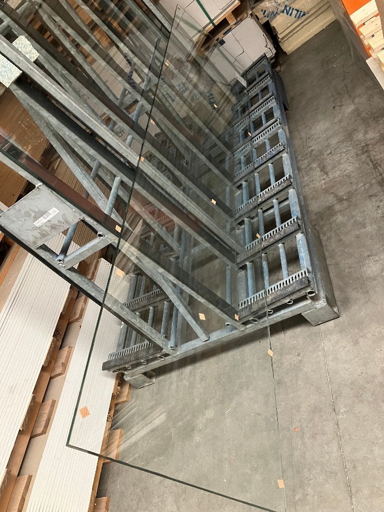 Helder gelaagd glas 1st 595mm x 2672mm x 12mm - Eeklo, Doe-het-zelf en Bouw, Ophalen, Nieuw, Glasplaat
