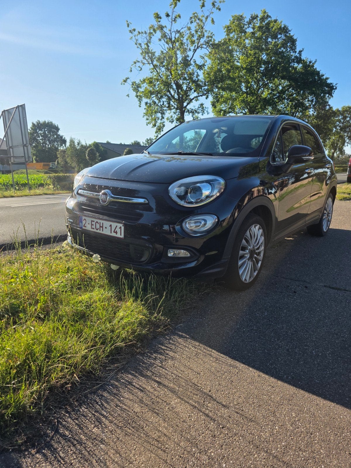 Fiat 500 x, Voorwielaandrijving, Stof, 500X, Zwart
