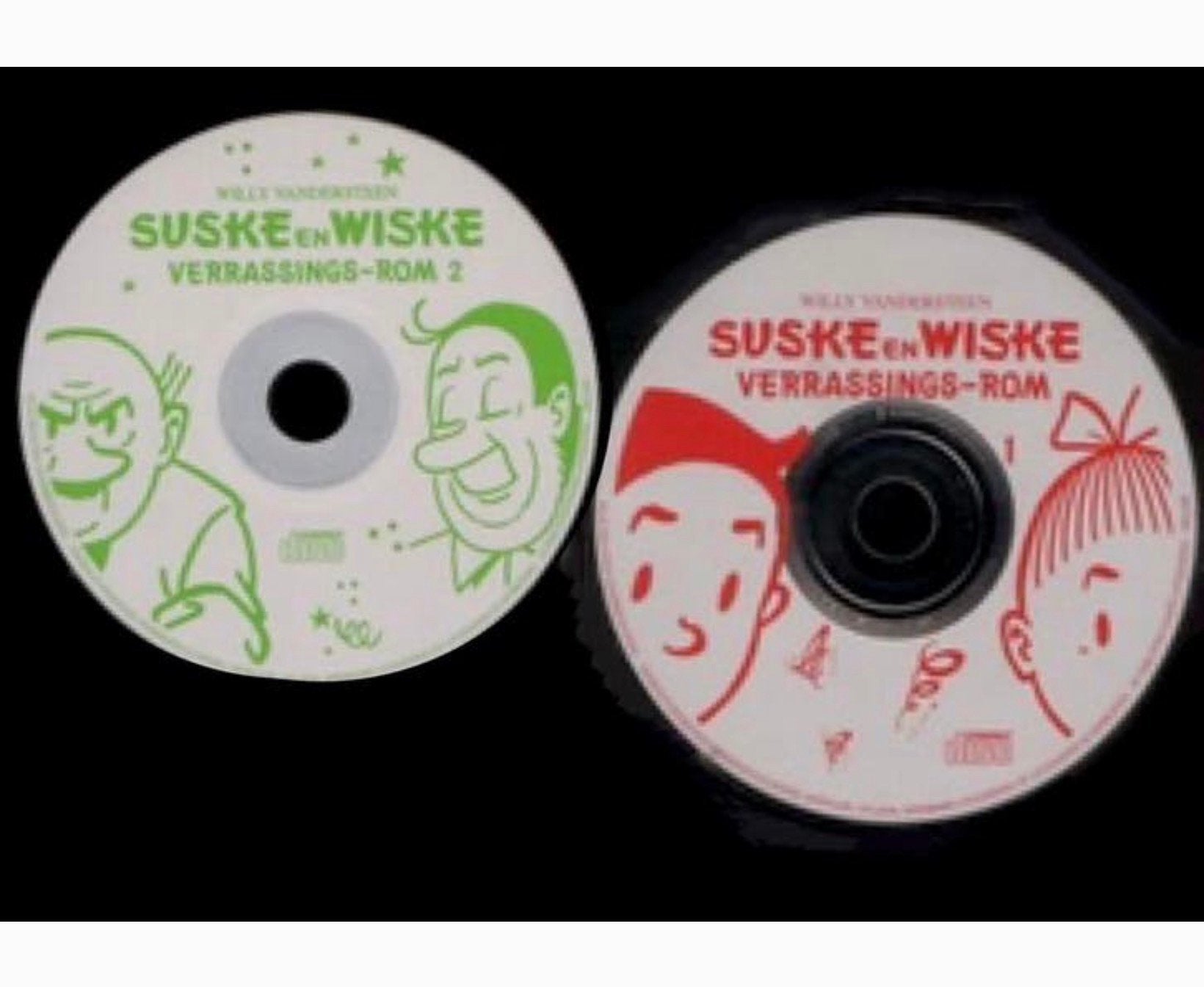 ♦️S&W🗯️ VERRASSINGS-ROM 1&2 💿💿, Verzamelen, Stripfiguren, Verzenden, Suske en Wiske, Zo goed als nieuw