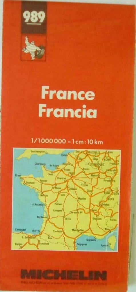 Ancienne carte Michelin de la France, Livres, Atlas & Cartes géographiques, Michelin Editions, Enlèvement ou Envoi, Comme neuf