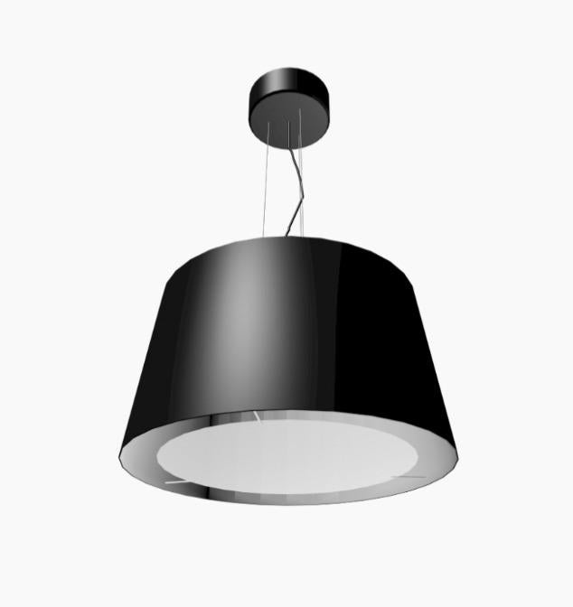 IKEA kulla zwarte hangplafondlamp, Ophalen, Gebruikt