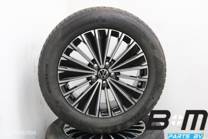 WINTER ORIGINEEL 18 inch Napoli velgen VW Tiguan 571601025K, 18 inch, Gebruikt, Banden en Velgen, Winterbanden