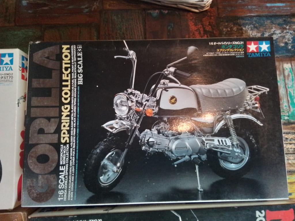 Tamiya Honda monkey en gorilla modelbouw, Ophalen
