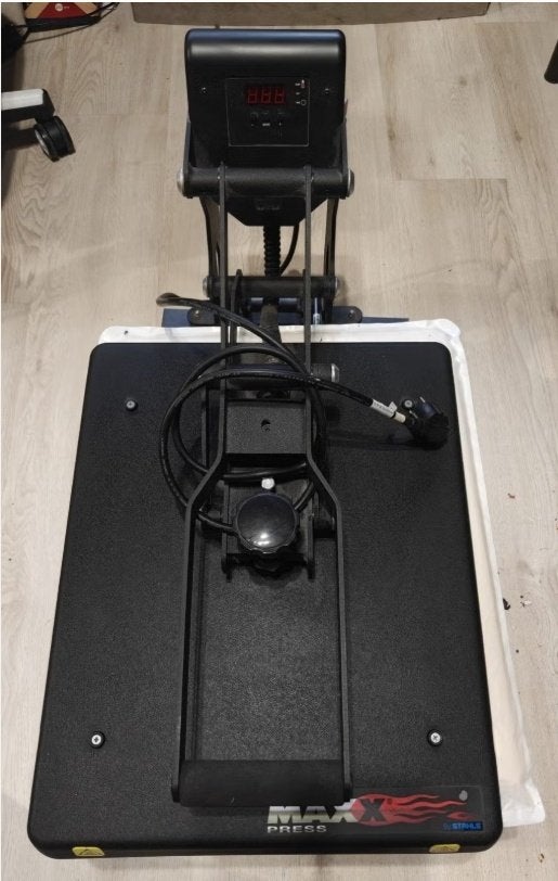 hittepers (textiel bedrukken), Hobby en Vrije tijd, Ophalen, Zo goed als nieuw, Textiel, Machine
