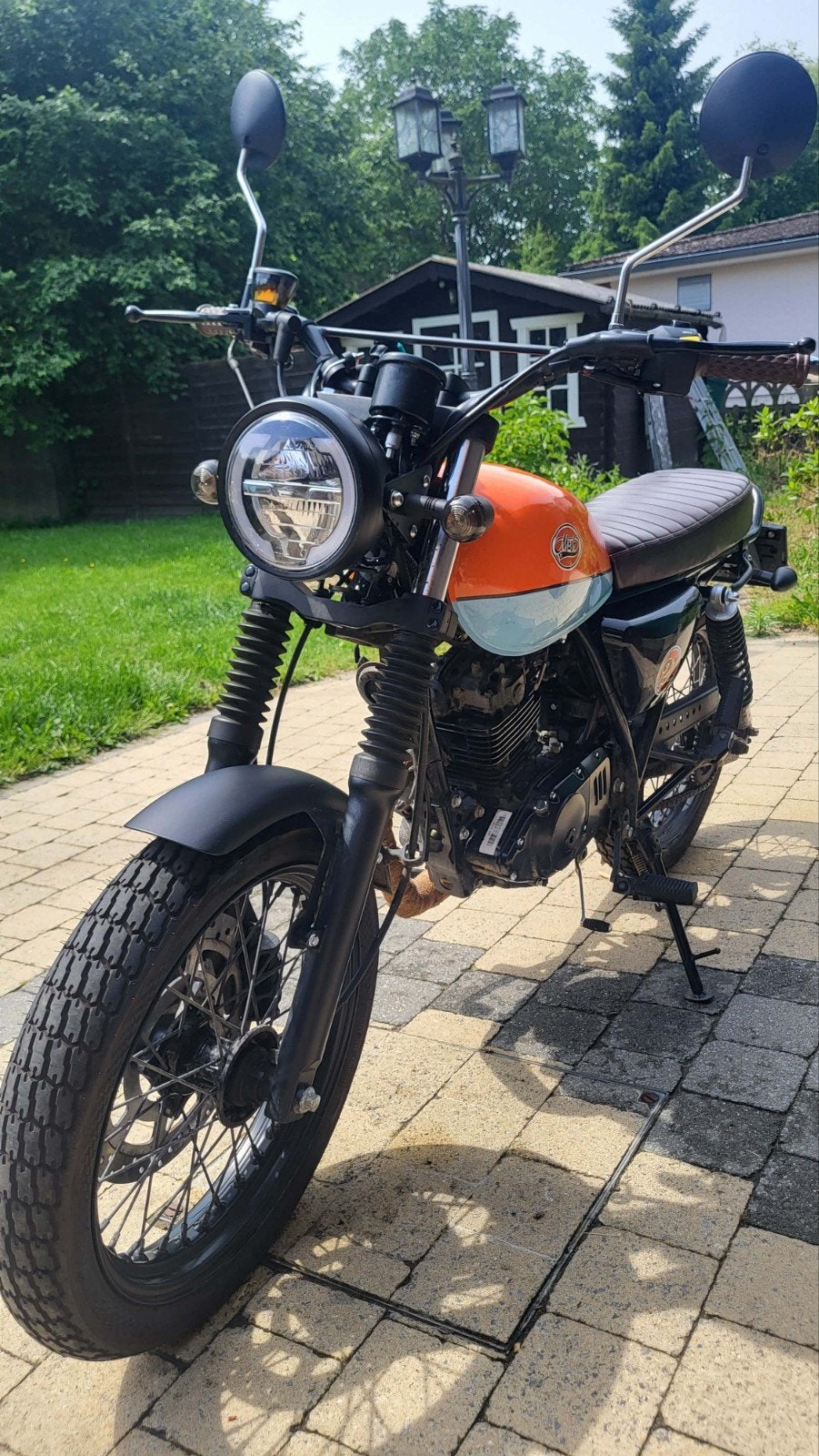 Mash New seventy 125 Gulf, Motoren, Motoren | Mash, Occasion, Particulier, 125 cc, Handgeschakeld