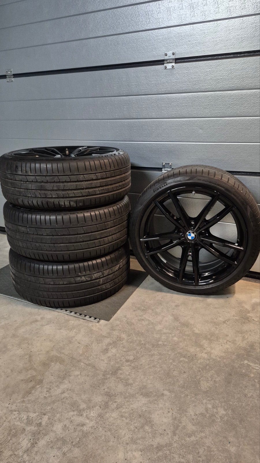 BMW 3SERIE G20 G21 19inch 791M Breedset Velgen zomerbanden, 19 inch, Gebruikt, 255 mm, Velg(en)