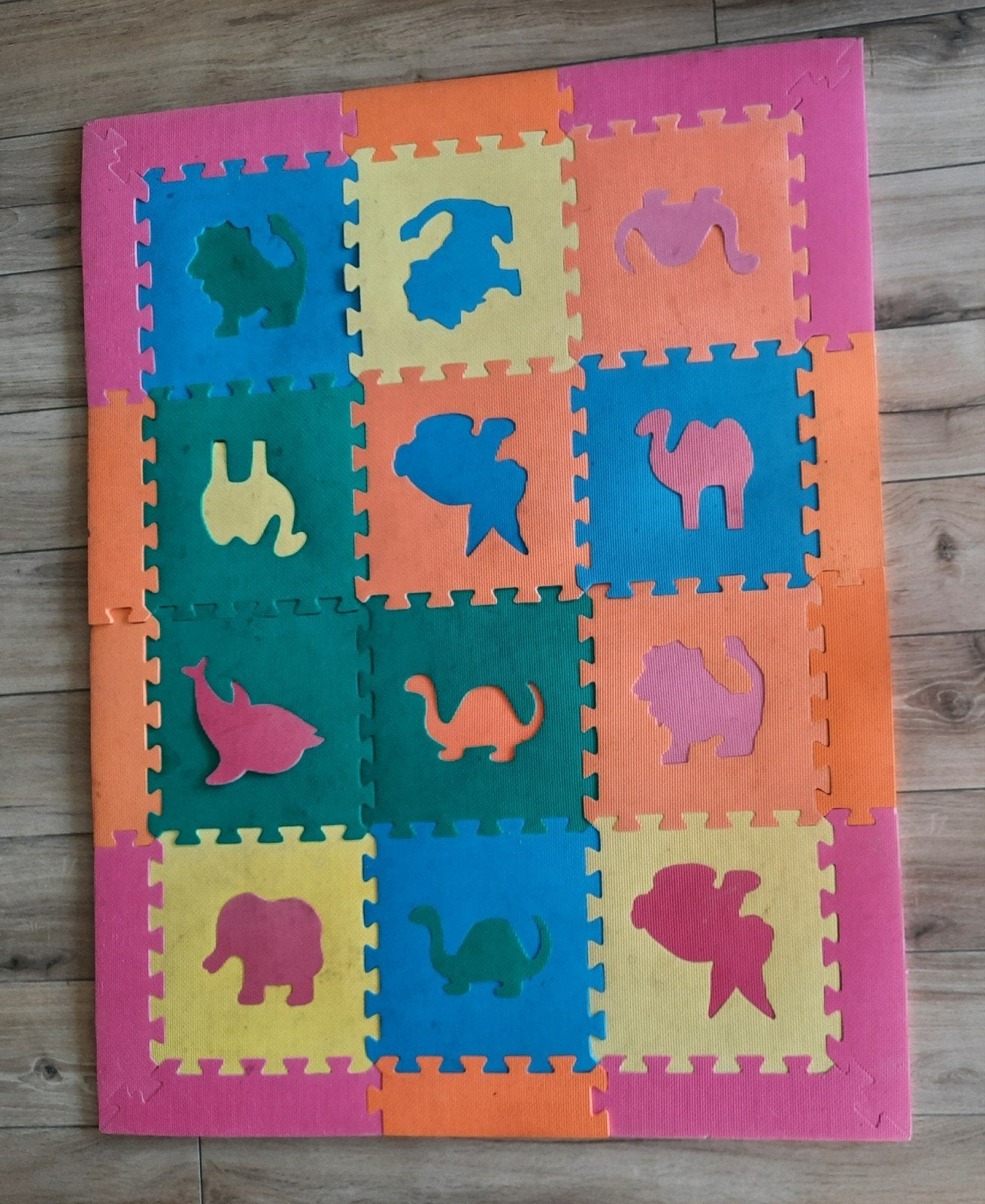 Puzzelmat 110 cm x 140 cm, Kinderen en Baby's, Ophalen, Gebruikt