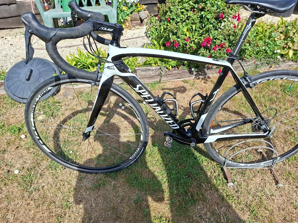 Vélo route, Carbon, 10 tot 15 versnellingen, Velgrem, Zo goed als nieuw