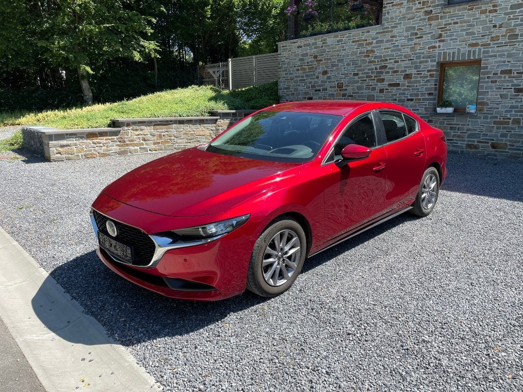 Mazda 3, Rouge, Achat, Tissu, 4 cylindres