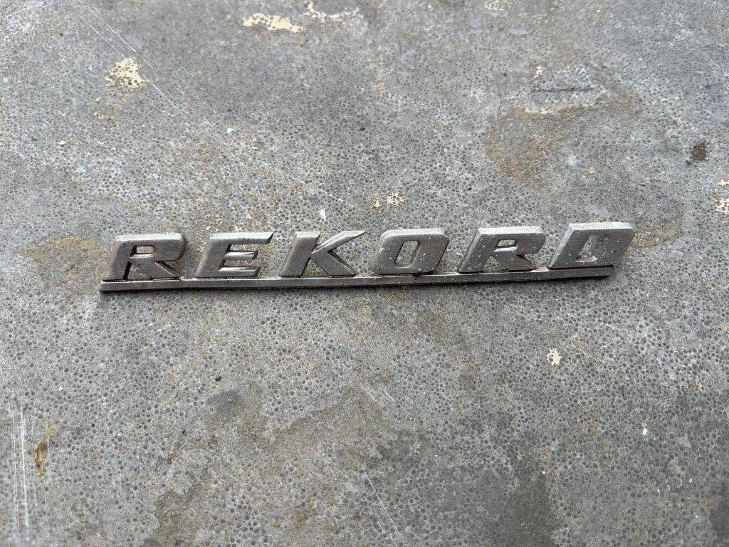 Logo d'Opel Rekord, Verzamelen, Ophalen of Verzenden