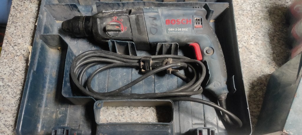 Bosch SDS boormachine, Doe-het-zelf en Bouw, Ophalen, Gebruikt, Boormachine, Klopboormechanisme