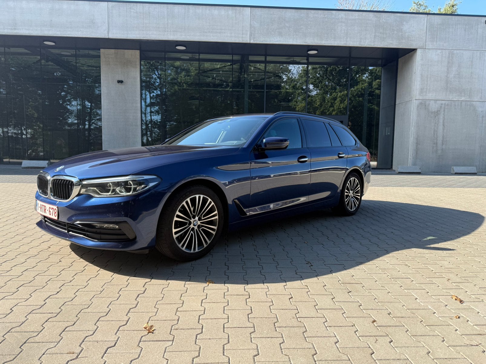 Bmw 520d, Auto's, Automaat, Achterwielaandrijving, 4 cilinders, Blauw