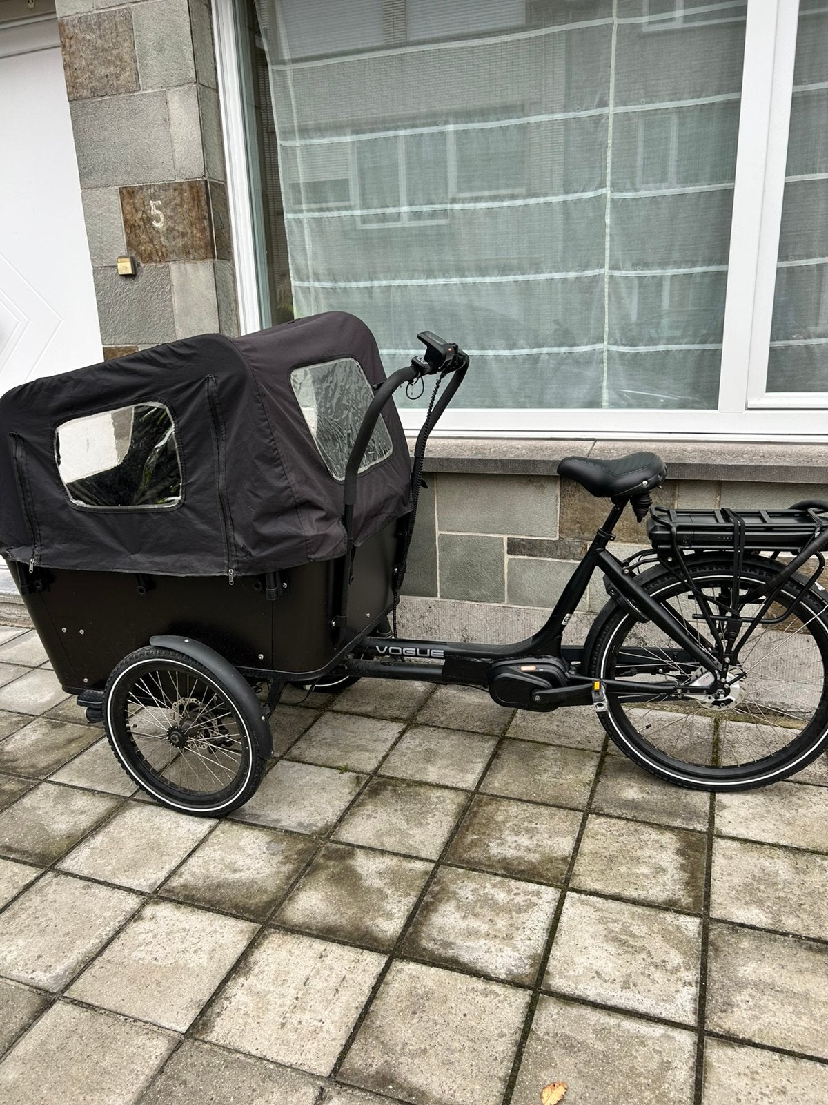 Bakfiets vogue carry 3, Ophalen, Elektrisch