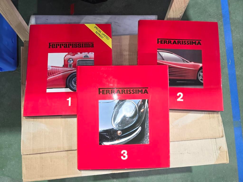 Ferrarissima 1 2 3 Ferrari boek, Boeken, Auto's | Folders en Tijdschriften, Ophalen of Verzenden, Ferrari