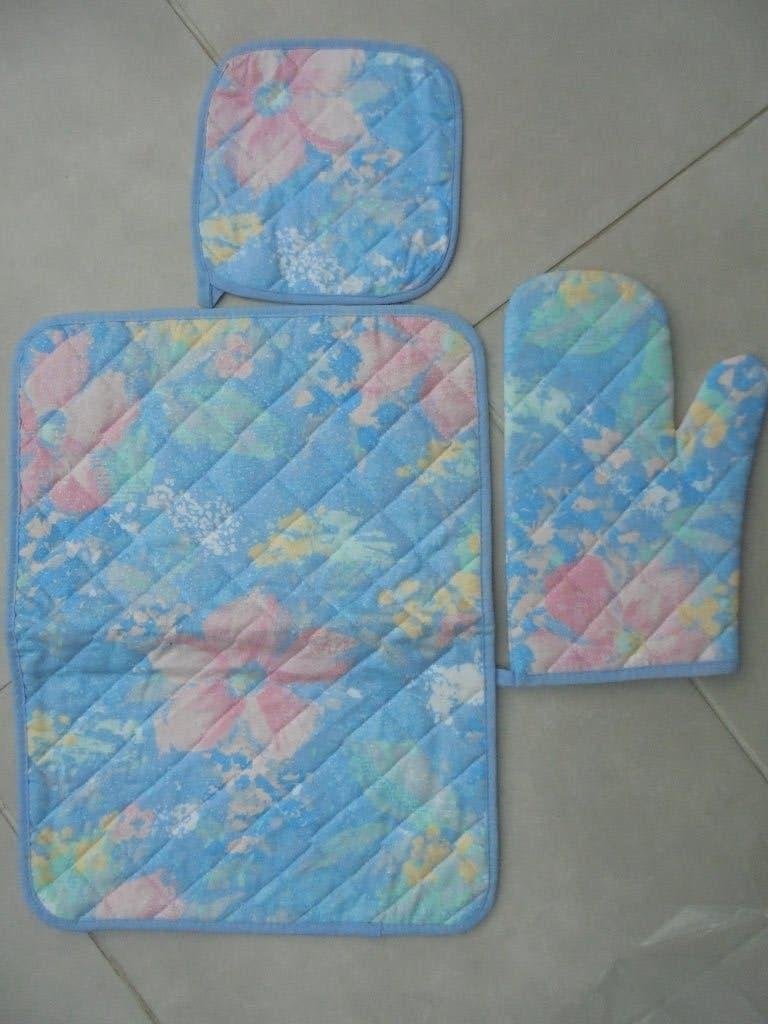nieuwe set pannelappen en placemats assortie, Ophalen of Verzenden, Nieuw