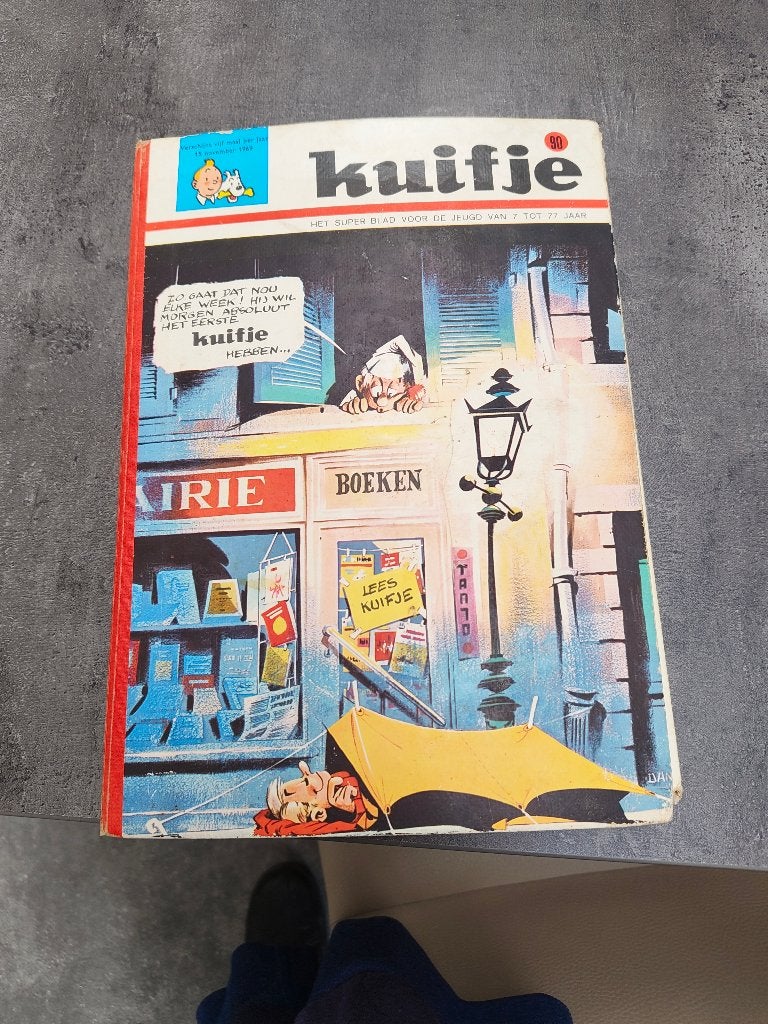 Strips Kuifje gebundeld in boek, Enlèvement, Utilisé